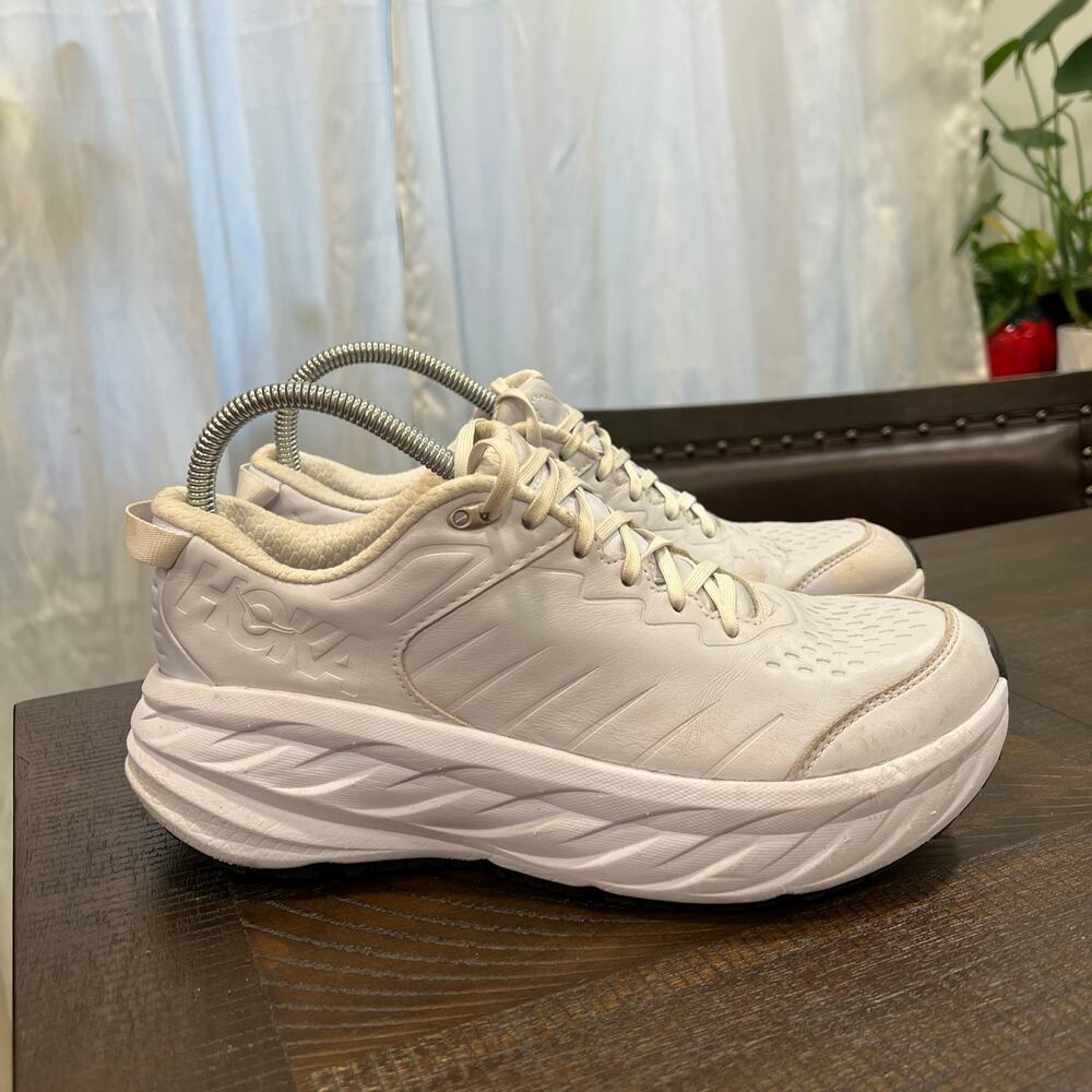 Hoka Bondi sr white women non slip shoes 9.5